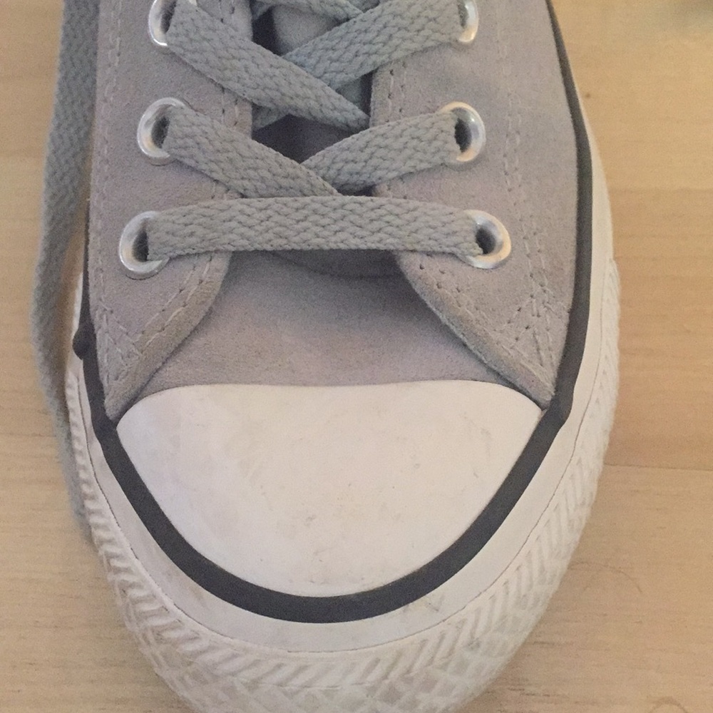 Grey Suede Converse - Picture 5 of 8